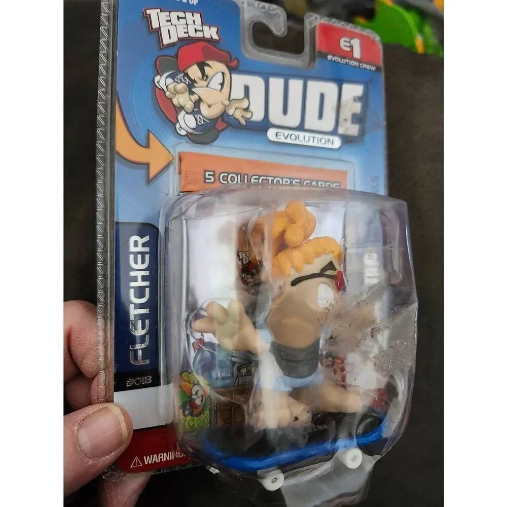 Tech Deck Dude Evolution Crew collectible figure named Fletcher.